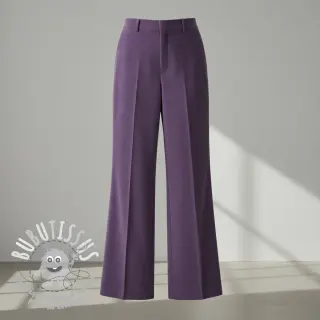 Tissu velours cotelé grape