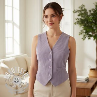 Tissu velours cotelé lilac