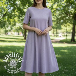 Tissu velours cotelé lilac