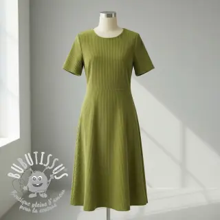 Tissu velours cotelé pickle