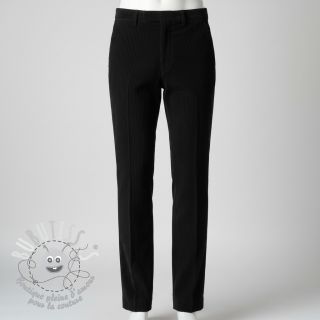 Tissu velours cotelé black