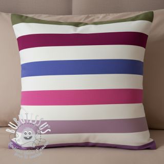 Tissu déco Stripes multicolour design A