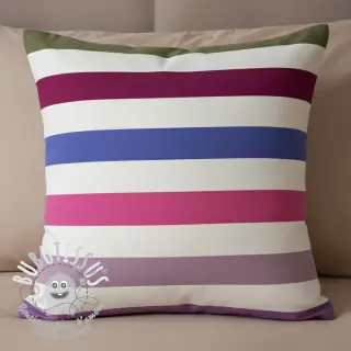 Tissu déco Stripes multicolour design A