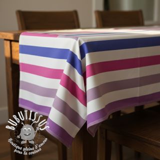 Tissu déco Stripes multicolour design A