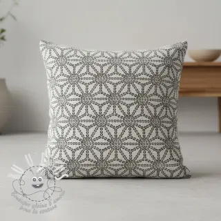 Tissu déco jacquard Bong ecru