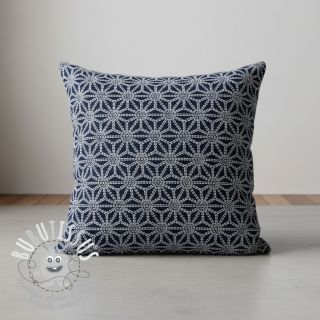 Tissu déco jacquard Bong marine