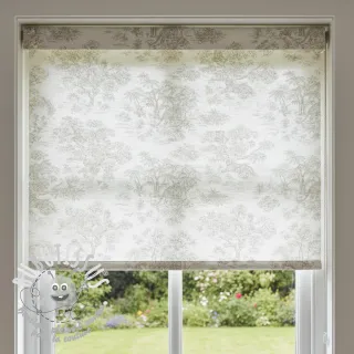 Tissu déco jacquard MACASSAR alover lin
