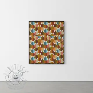 Tissu déco jacquard Mustang multi