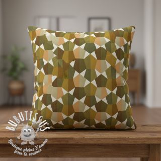 Tissu déco jacquard Mustang gold