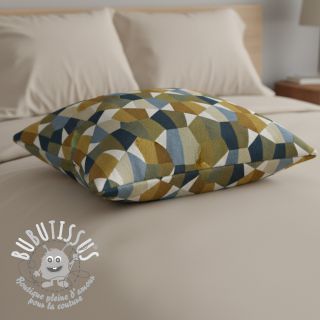 Tissu déco jacquard Mustang blue