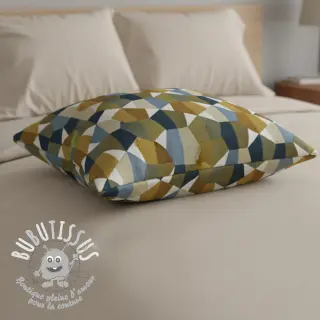 Tissu déco jacquard Mustang blue