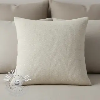 Tissu déco jacquard Saxo ecru