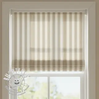 Tissu déco jacquard LINEN LOOK Cabourg lin