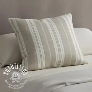 Tissu déco jacquard LINEN LOOK Granville lin