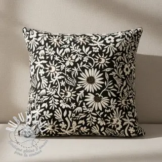 Tissu déco jacquard Sunlight noir