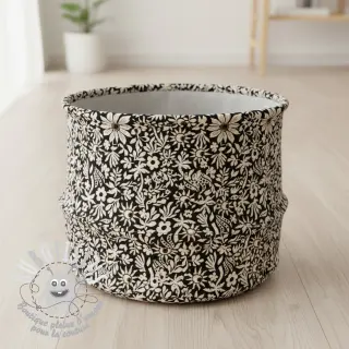 Tissu déco jacquard Sunlight noir