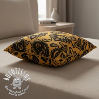 Tissu déco jacquard Baccara gold