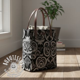 Tissu déco jacquard Baccara argent