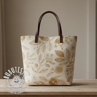 Tissu déco RUSTIC VINTAGE PRINT Granata peanut