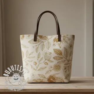 Tissu déco RUSTIC VINTAGE PRINT Granata peanut