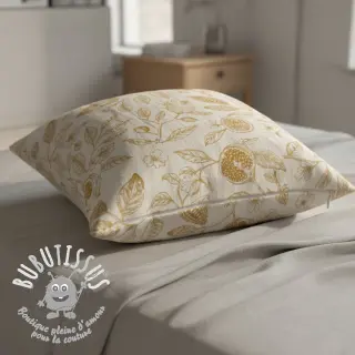 Tissu déco RUSTIC VINTAGE PRINT Granata peanut