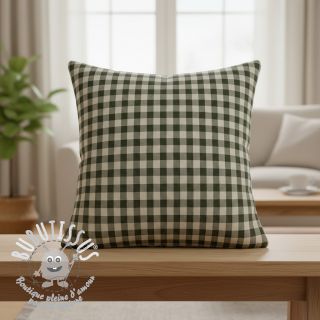 Tissu déco Celestin LUREX kaki