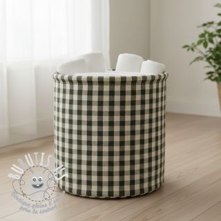 Tissu déco Celestin LUREX kaki