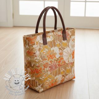 Tissu déco jacquard Opium allover peanut
