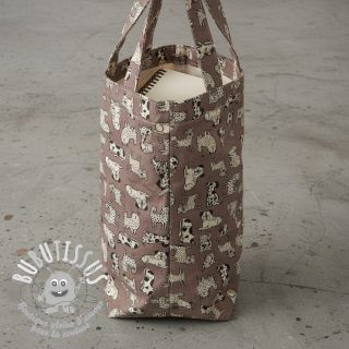 Tissu déco Linenlook premium Dog Wildlife Art