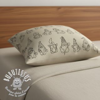 Tissu déco Linenlook premium Tomte Jolly Line