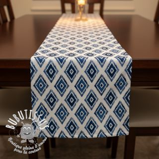 Tissu déco premium Rhombus navy