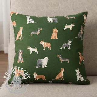 Tissu déco premium Dog Breed Mix