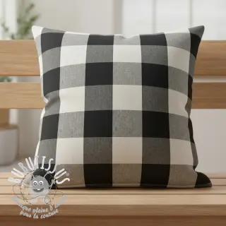 Tissu déco BIG Celestine noir