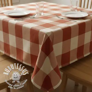 Tissu déco BIG Celestine terracotta