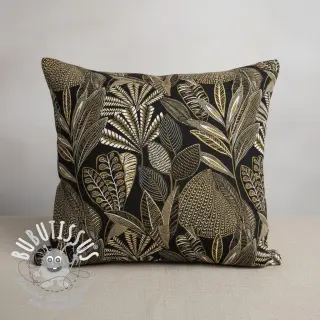 Tissu déco jacquard Legende noir