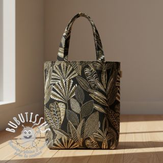 Tissu déco jacquard Legende noir