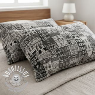 Tissu déco GOBELIN PREMIUM City canal house