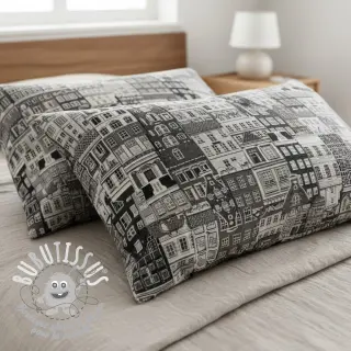 Tissu déco GOBELIN PREMIUM City canal house