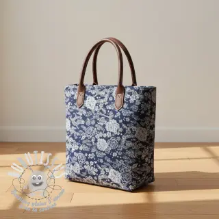 Tissu déco jacquard Draco indigo