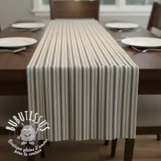 Tissu déco Eugene indigo