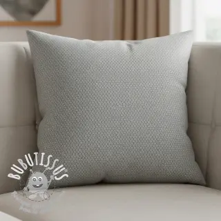 Tissu déco DOBBY Coloured Dot grey