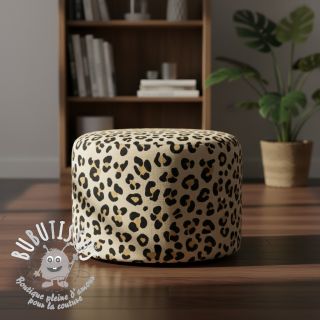 Tissu déco GOBELIN PREMIUM Animal Leopard Hide