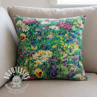 Tissu déco premium Spring Flower Garden digital print