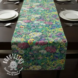 Tissu déco premium Spring Flower Garden digital print