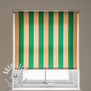Tissu déco premium Joyful Basic Stripe green digital print