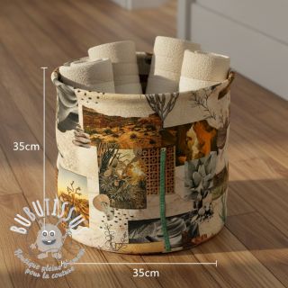 Tissu déco premium Artistic Sunny View digital print