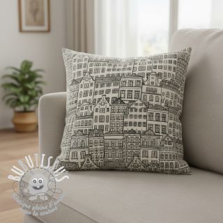 Tissu déco Linenlook Townhouse Fine Line