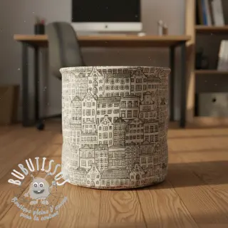 Tissu déco Linenlook Townhouse Fine Line