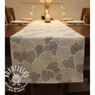 Tissu déco premium Botanic Heart Leaf