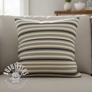 Tissu déco Eugene noir